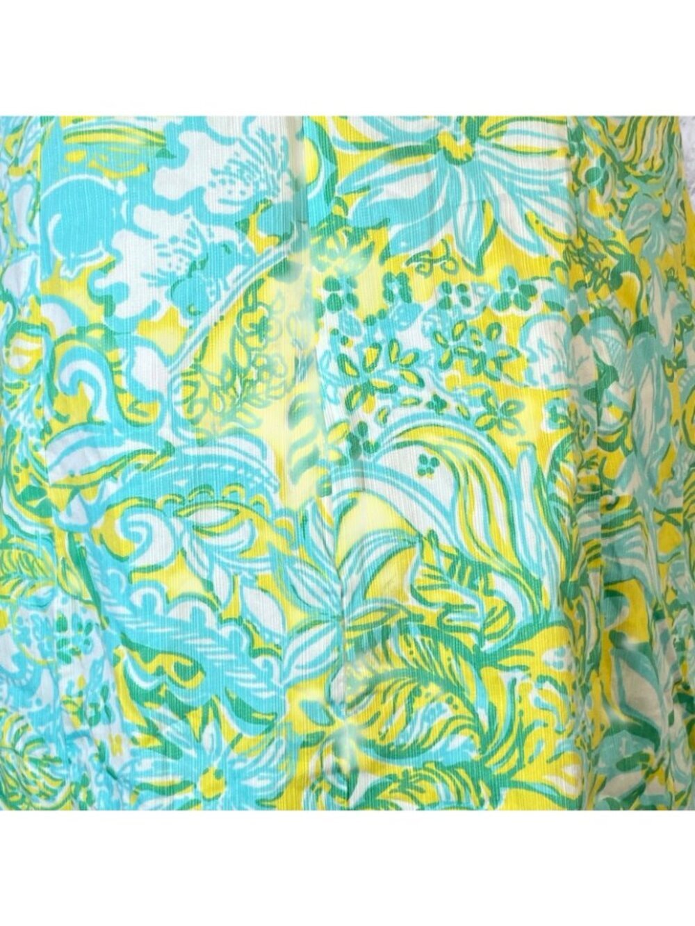 Lilly Pulitzer Sofia Dandelion Yellow Beach Gypsies Shift Dress - Picture 12 of 12
